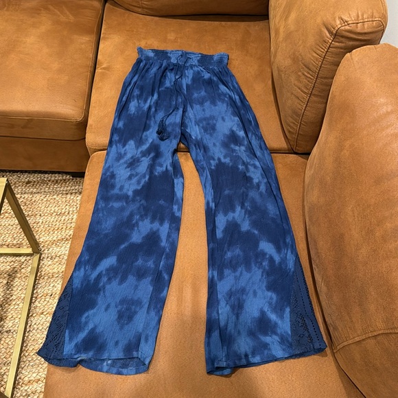 Mudd acid washed Y2K flowy wide leg pants - Picture 1 of 5